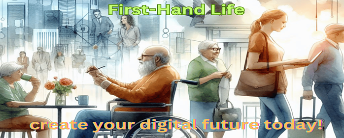 First-hand life seekers starting their new digital life on the internet